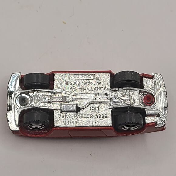 2020 Matchbox "Highway Speeders" 1969 Volvo P1800S BURGUNDY METALLIC - Picture 5 of 5
